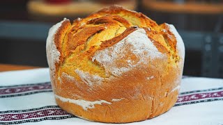 🍞 Traditional Bread with Sourdough and Potatoes | Fluffy Homemade Bread | Play on Qoob