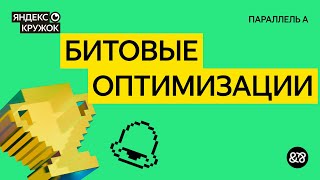 Занятие 13. Битовые оптимизации