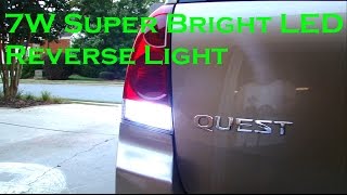 7 Watt Super Bright LED For Car Backup Reverse Light