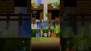 DON'T GET AN ARROW: Pillager vs. Baby Steve (Funny Minecraft Animation) #shorts #cartoon