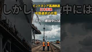 インドネシア高速鉄道が混乱！ 日本拒絶で中国選択の代償 #海外の反応#インドネシア #中国