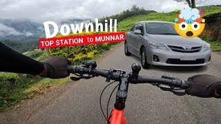 Must Watch 🤯🤯 Dangerous Downhill Ride Through Munnar Hills