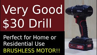 Hyper Tough Brushless Drill Test and Review.  Hyper Tough 20 Volt Brushless Drill Test and Review.