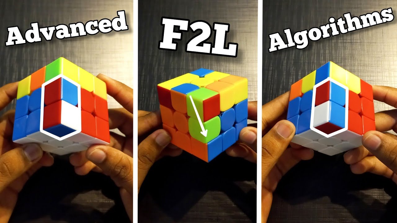 Top 5 Advanced F2l Algorithms Advanced F2l Tutorial Part 2 Youtube