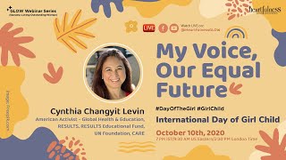 GLOW Heartfulness Webinar | International Day of Girl Child 2020 - My Voice Our Equal Future