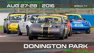 2016 BRSCC Mazda MX-5 Championship - Donington Park Rnd 12 \u0026 13