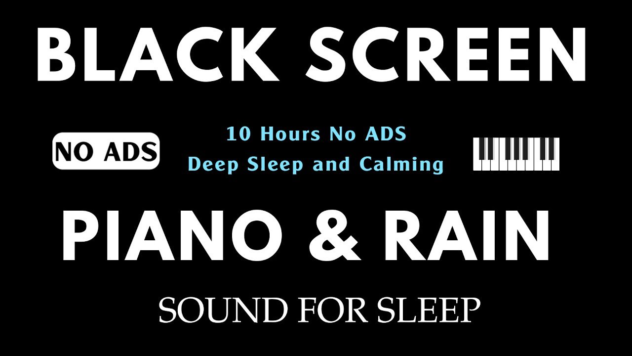 Black Screen Sleep Music 10 Hours No Ads For Deep Sleep Best