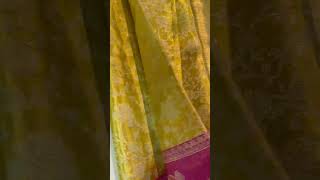 1 GM Gold By Gold Zari Weaved Kanchivaram**💗Pure Silk Edge To Edge 1Gm Gold By Gold Zari Weaved