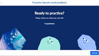 Functions Domain Word Problems