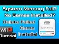 Are Failed Game Installs Taking up WiiU Internal Storage? - How to Delete w/ FtpiiU Everywhere