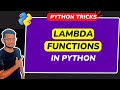 Python Lambda Functions || Python Anonymous Functions