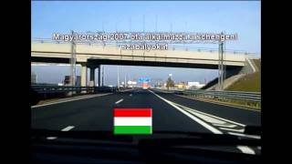 Crossing the border into Austria from Hungary - HD