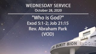 [GPBSI] Who is God? - Rev. Abraham Park