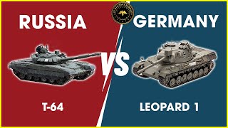 Who Wins!! T-64 vs Leopard 1: Which Tank is the Most Powerful | Military Summary