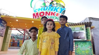 Vlog | Best Family Park in Karachi | Chunky Monkey Amusement Rides