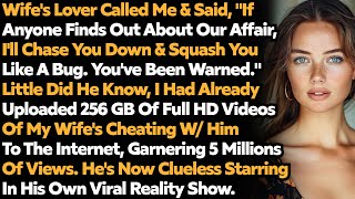 Husband Got Rich When Uploaded 256GB Full HD Videos Of Wife's Cheating To The Internet. Audio Story
