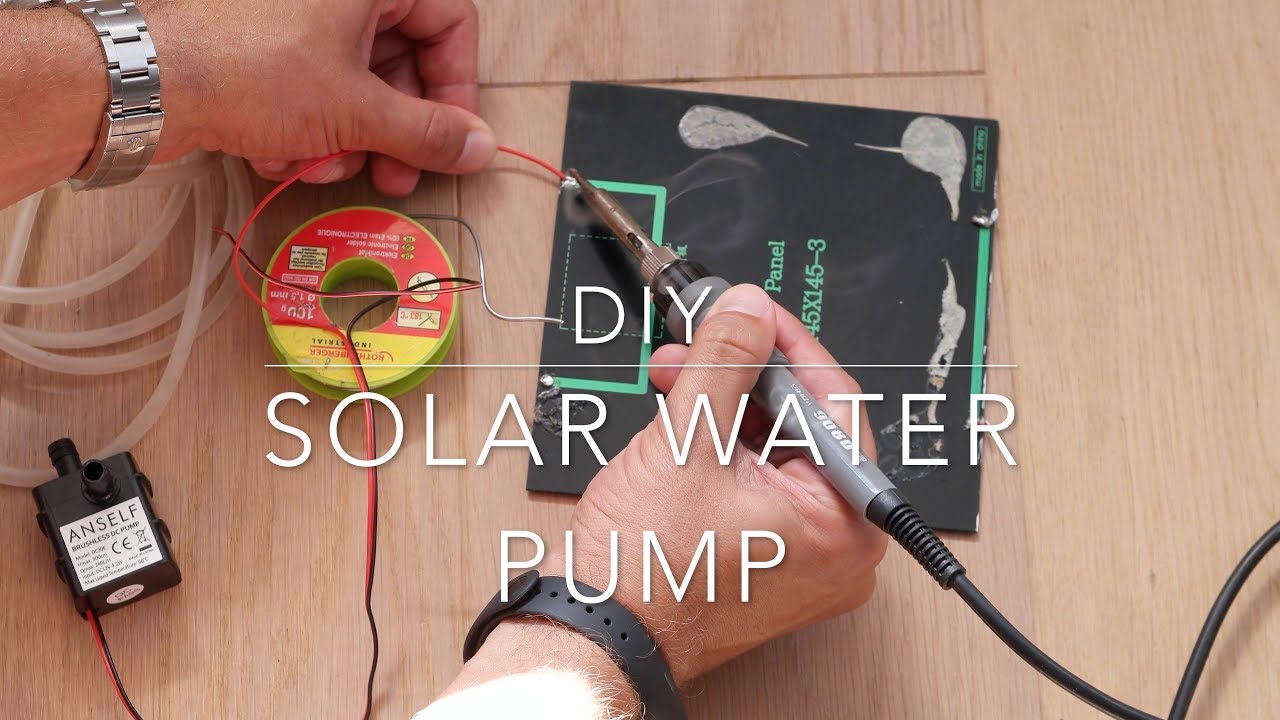 Diy Solar Water Pump Youtube