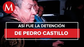 Policía Nacional de Perú detuvo a Pedro Castillo tras destitución como presidente