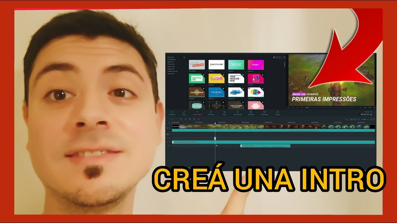 CÓMO CREAR UNA INTRO PARA TUS VIDEOS DE YOUTBE (MUY FÁCIL) - YouTube