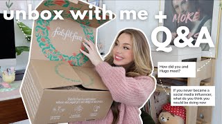 Q\u0026A + unboxing FabFitFun 2024 winter box