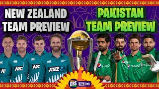 New Zealand and Pakistan Team Preview | ICC World Cup 2023 | DRS Live🔴