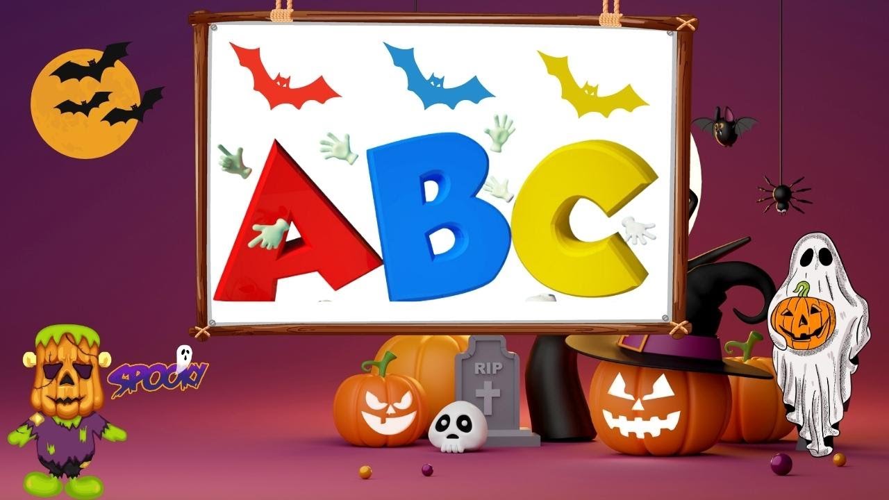 Abc Horror Kids Halloween Song A For Apple अ स अन र Phonics