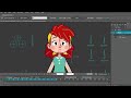 Character animation and rigging test by Hanaa Mohamed using Moho ✨