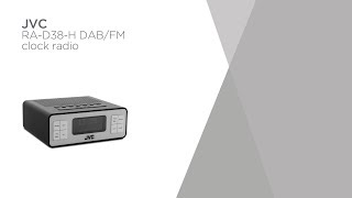 JVC RA-D38-H DAB/FM Clock Radio - Grey | Product Overview | Currys PC World