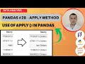Python Pandas Tutorial #28 - Applying Lambda Method in Pandas