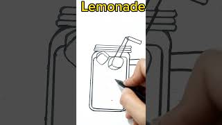 How to draw lemonade  ||#shorts ||#viral ||#youtubeshorts ||#shortvideo