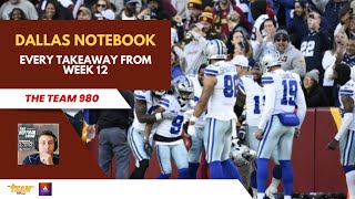 Emptying the Notebook from Commanders Debacle vs Cowboys