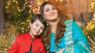 Quratulain Iqrar and Her Son Pehlaaj Hassan Pix | Iqrar ul Hassan Son's and wife's pictures