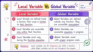 Local Variable vs Global Variable in C | C Programming Tutorial