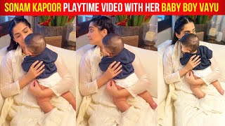 Sonam Kapoor And Her Son Vayu Adorable Video Shared By Her Husband Anand Ahuja