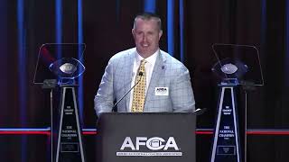 2022 AFCA President Gavel pass