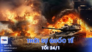 Thời sự Quốc tế tối 24/1.Nga xé toạc hạ tầng năng lượng Ukraine,hạ 92 UAV;Đe dọa đánh bom ở Hungary