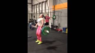 Megan 75kg X 3 Cleans plus Jerk