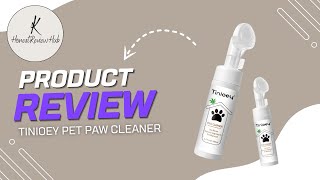 Tinioey Pet Paw Cleaner Review and Demo