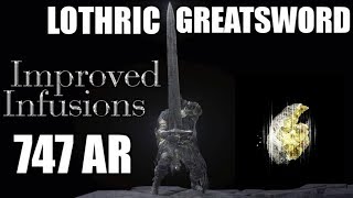 Dark Souls 3 Blessed Lothric knight Greatsword - Improved Infusions