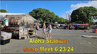 [4K] Aloha Stadium Swap Meet / Flea Market 6/23/24 in Aiea, Oahu, Hawaii