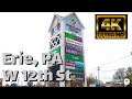 【4K】 Erie Pennsylvania - West 12th Street (Route 5) Day Walk - 60fps