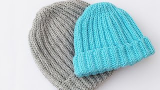 🌿 Descubre Como Hacer Un Gorro  A Crochet Como Si Fuera En Dos Agujas  ¡Calidez y estilo ¡