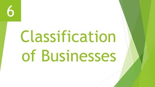 Classification of Businesses - IGCSE Business Studies