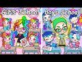 Girls School vs Boys School | Sad Story | Avatar World | Pazu Games