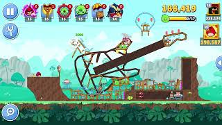 Angry Birds Friends Level 2 Tournament 1125 three stars NO POWER-UP walkthrough 2022-08-25