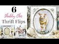 THRIFT FLIPS | TRASH TO TREASURE | SHABBY CHIC | DIY DECOR | THRIFTED HOME DECOR | DECOUPAGE