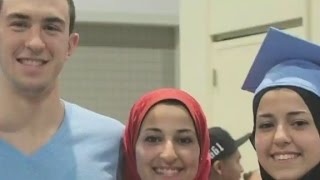 Vigil held for slain Muslim students