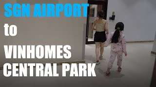 【4k 60fps】 Vietnam 🇻🇳 Saigon Airport to Luxury Apartment Vinhomes Central Park in Ho Chi Minh City