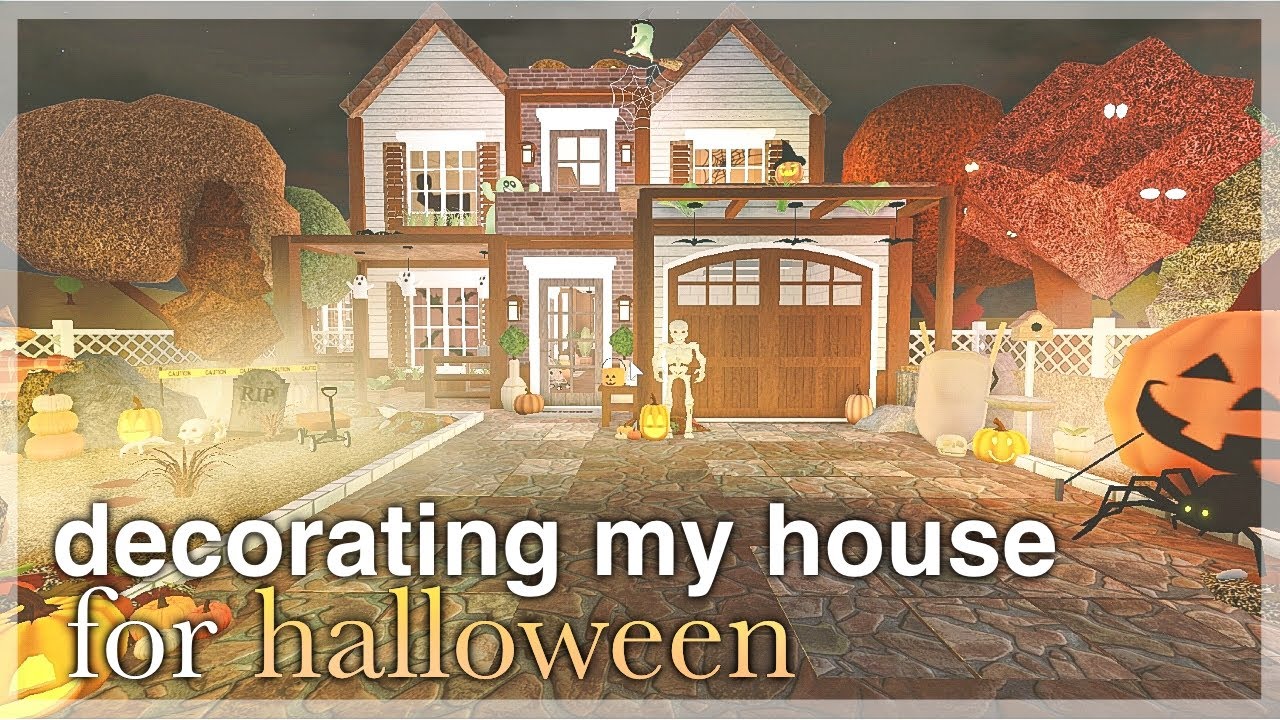 Bloxburg Halloween Decorations