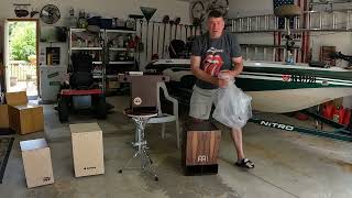 Meinl Jumbo Bass Subwoofer Cajon VS Donner Cajon VS Meinl Percussion Jam Cajon VS Meinl SlaptopCajon